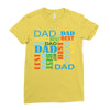 best dad Ladies Fitted T-Shirt