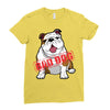 bad dog Ladies Fitted T-Shirt