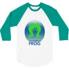 the green frog 3/4 Sleeve Shirt