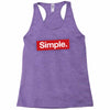 simple red Racerback Tank