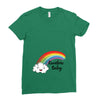Rainbow Baby Ladies Fitted T-Shirt