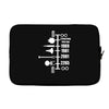 spaceship timeline funny  sci fi star retro wars trek joke cool Laptop sleeve
