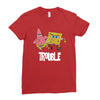 Trouble Ladies Fitted T-Shirt