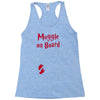 Muggle On Board Red Racerback Tank