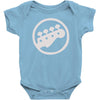 scott pilgrim vs the world bass guitar rockband vintage show movie tee Baby Bodysuit