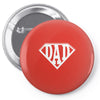 super dad diamond superhero Pin-back button