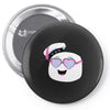 marshmallow love Pin-back button