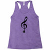 the music is the key Racerback Tank