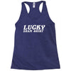lucky exam Racerback Tank