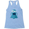 angry monster Racerback Tank