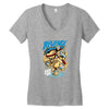 kick my ass Women's V-Neck T-Shirt