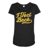 i text back Maternity Scoop Neck T-shirt