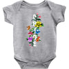 Pride Floral LGBT Colors Baby Bodysuit
