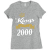 kings are born in 2000 Ladies Fitted T-Shirt