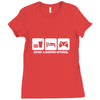 eat Ladies Fitted T-Shirt