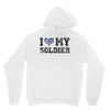 i love my soldier navy camouflage Unisex Hoodie