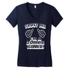 trust me i'm a zombie killer Women's V-Neck T-Shirt