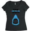 Feed Me and Tell Me I'm Pretty Baby Boy Women's Triblend Scoop T-shirt