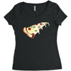Pizza Slice Women's Triblend Scoop T-shirt