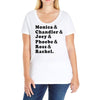 Friends Tv Show Ladies Curvy T-Shirt