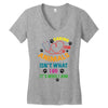 caring for animals isn't what i do it's who i am Women's V-Neck T-Shirt