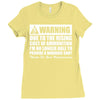 warning due to the rising cost of ammo Ladies Fitted T-Shirt
