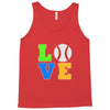 love baseball neon rhinestuds Tank Top