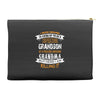 Super Cool Grandson Of A Freaking Awesome Grandma Accessory Pouches