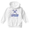 I Survived Foot Surgery Youth Hoodie