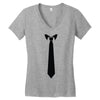 mib cravate Women's V-Neck T-Shirt