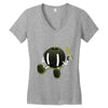 self destruction Women's V-Neck T-Shirt