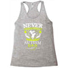 The Power Of An Autism Dad Racerback Tank