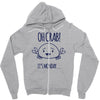 crabby day Zipper Hoodie