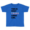 This is What Trans Looks Like Toddler T-shirt