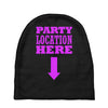 party location here Baby Beanies