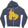 king gorilla Zipper Hoodie