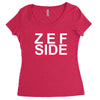 new hot zef side die antwoord Women's Triblend Scoop T-shirt