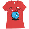i heart science Ladies Fitted T-Shirt
