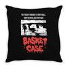 basket case 80s horror movie Throw Pillow
