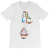 Cute Unicorn and Happy Cupcake T-Shirt