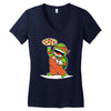 michelangelo's pizza Women's V-Neck T-Shirt