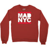 mad nyc new york city run fashion baseball jersey Crewneck Sweatshirt