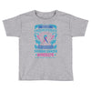 Never Underestimate the Strength of a Thyroid Cancer Warrior Toddler T-shirt