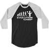 evolution of a chef cooking funny mens 3/4 Sleeve Shirt