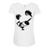 panda Maternity Scoop Neck T-shirt