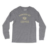 powered by coffee Long Sleeve Shirts