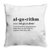 Algorithm Dictionary Throw Pillow