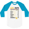 Leo Facts Zodiac 3/4 Sleeve Shirt