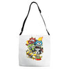 lion collector vectorized Adjustable Strap Totes