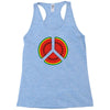 watermelon peace sign Racerback Tank
